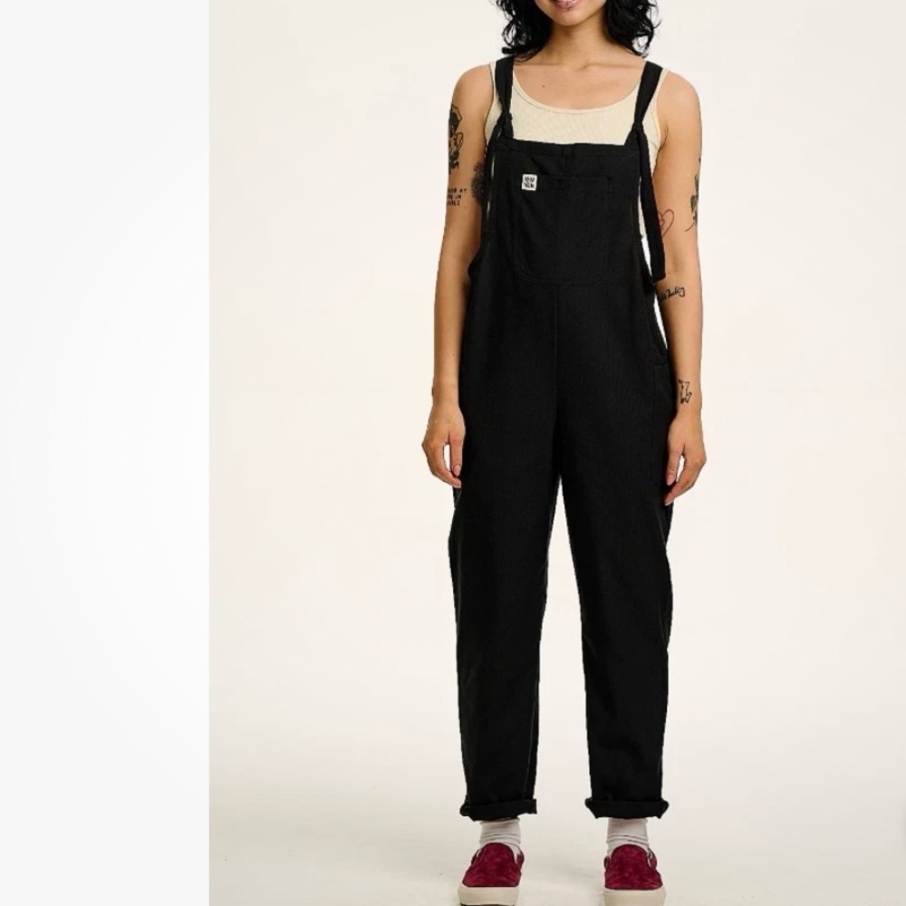 Lucy & Yak Cotton Dungarees black